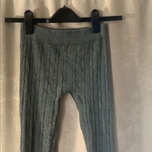 Grey sweater leggings